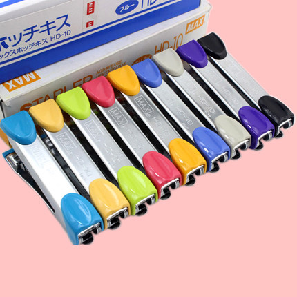 專業文具批發指南 日本MAX美克司HD-10迷你10號手握訂書機